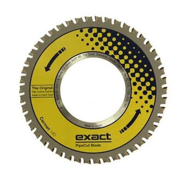 Exact Pipe Tool Cermet 140 5-1/2" Blade For Steel, Stainless, Copper & Plastics 7010496 - main